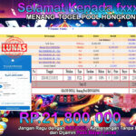 BUKTI JACKPOT TOGEL POOL HONGKONG TERPERCAYA DI INDONESIA