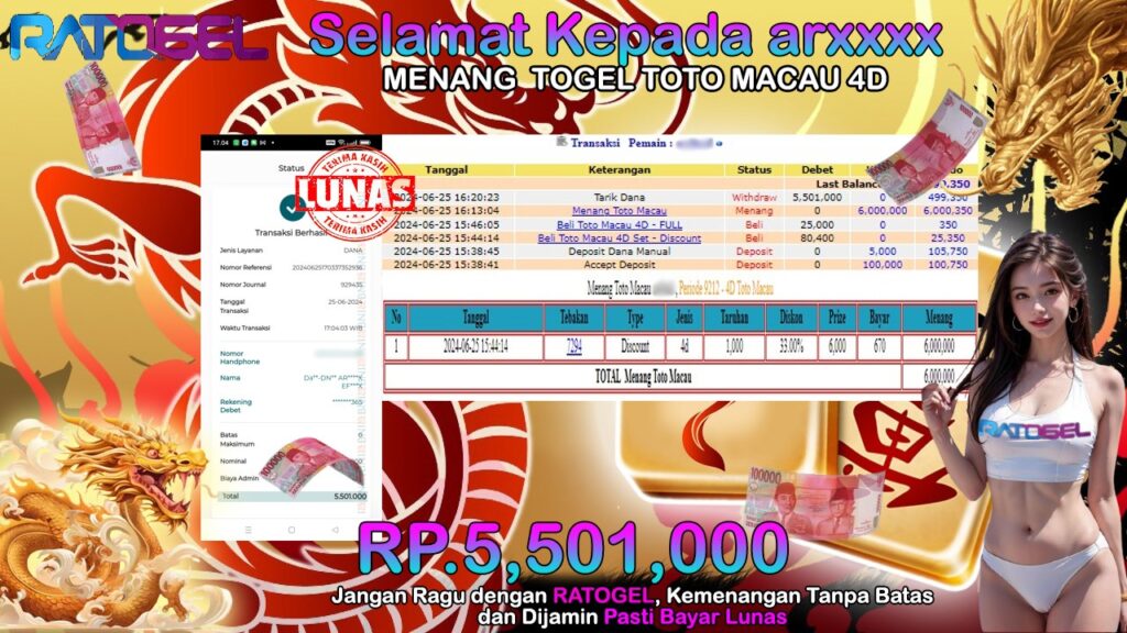 BUKTI JACKPOT TOGEL TOTO MACAU 4D TERPERCAYA DI INDONESIA