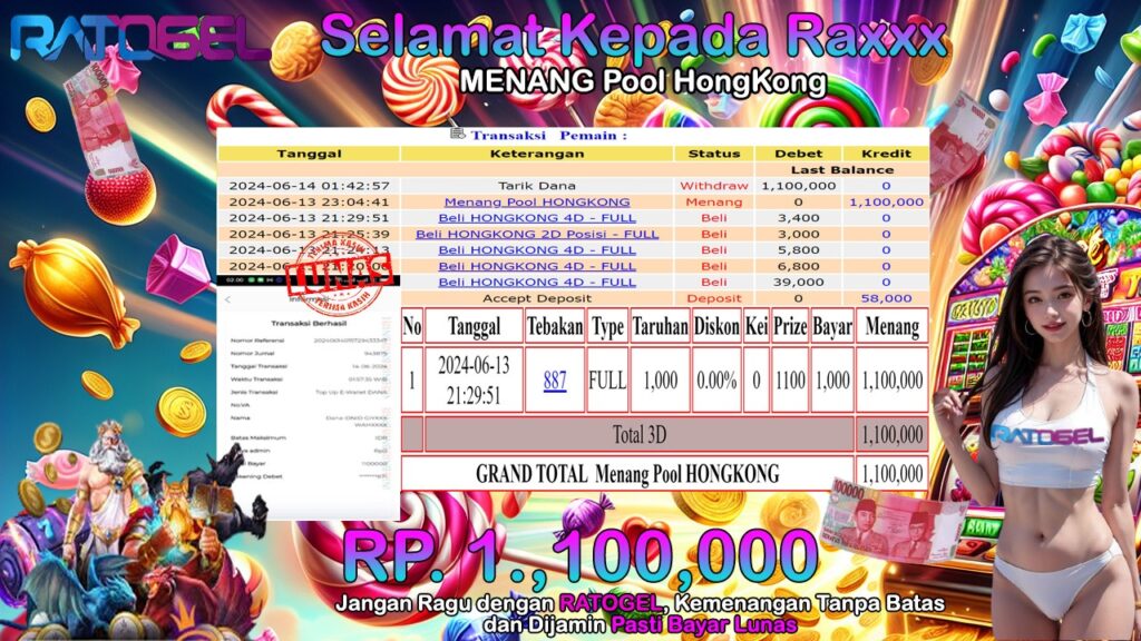 BUKTI JACKPOT TOGEL ONLINE POOL HONGKONG TERPERCAYA DI INDONESIA