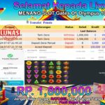 BUKTI JACKPOT SLOT GATES OF OLYMPUS 1000 TERPERCAYA DI INDONESIA TGL 08-07-2024